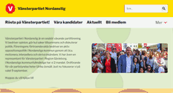 Desktop Screenshot of nordanstig.vansterpartiet.se