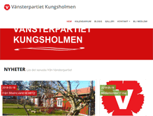 Tablet Screenshot of kungsholmen.vansterpartiet.se