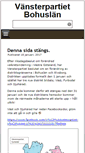 Mobile Screenshot of bohuslan.vansterpartiet.se