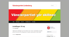 Desktop Screenshot of lindesberg.vansterpartiet.se