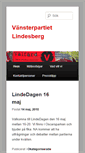 Mobile Screenshot of lindesberg.vansterpartiet.se