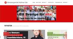 Desktop Screenshot of kalmarlan.vansterpartiet.se