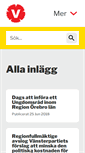 Mobile Screenshot of orebrolandsting.vansterpartiet.se