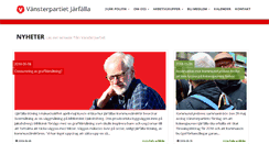 Desktop Screenshot of jarfalla.vansterpartiet.se