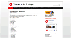 Desktop Screenshot of borlange.vansterpartiet.se