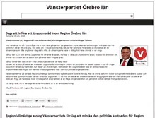 Tablet Screenshot of orebrolan.vansterpartiet.se