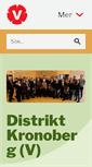 Mobile Screenshot of kronoberg.vansterpartiet.se