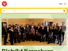 Tablet Screenshot of kronoberg.vansterpartiet.se